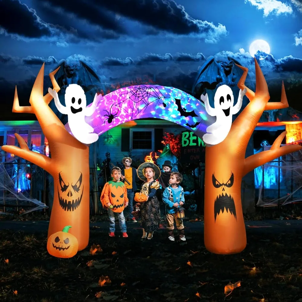 

Halloween Inflatables Outdoor Decorations, Spooky Light-Up Blow Ups Inflatable Halloween Outside Decor, Halloween Necessities