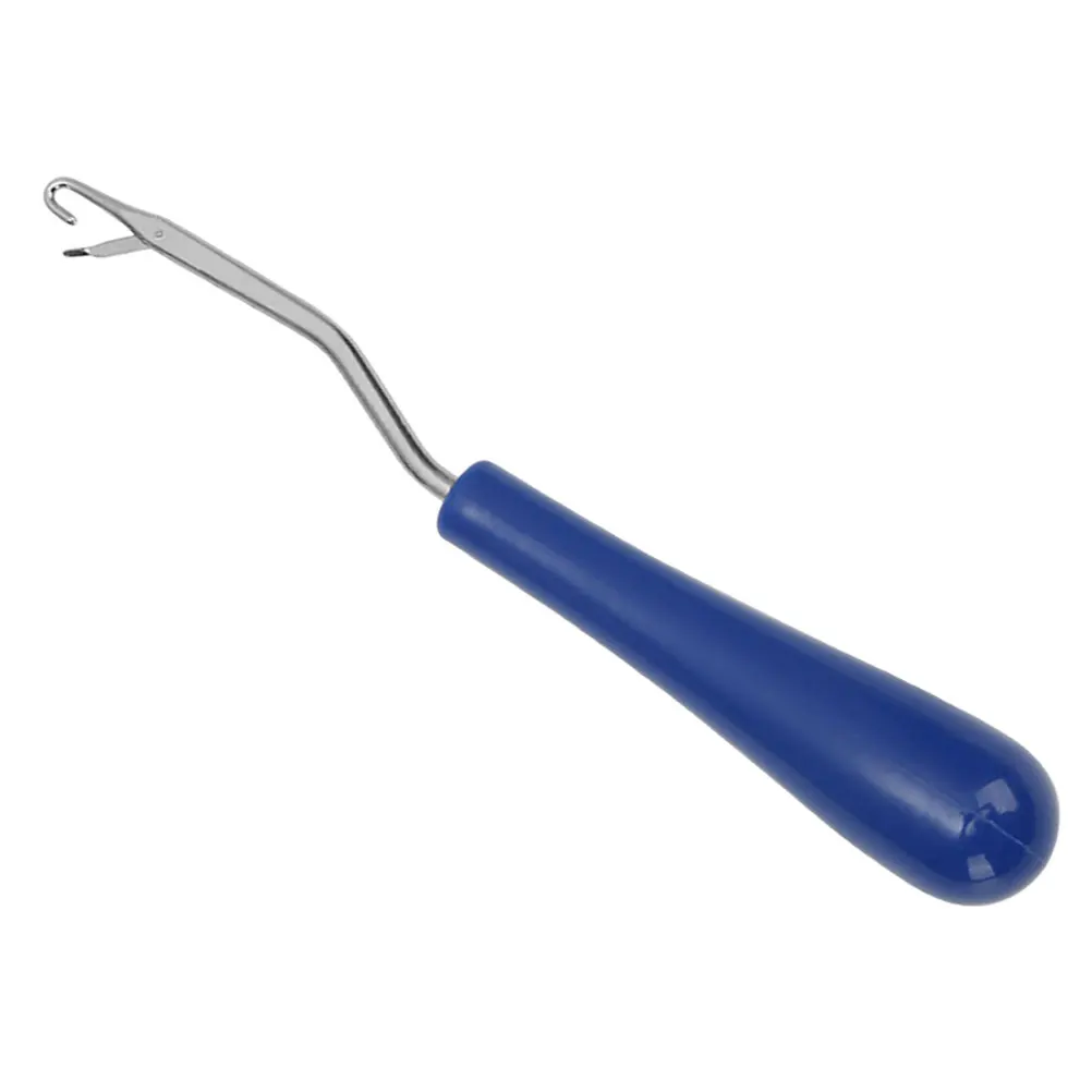 

Plastic Handle Crochet Hook for Knitting Sweaters Braids Long Carpet DIY Latch Hooks Weaving Tools Wool Yarn Needle