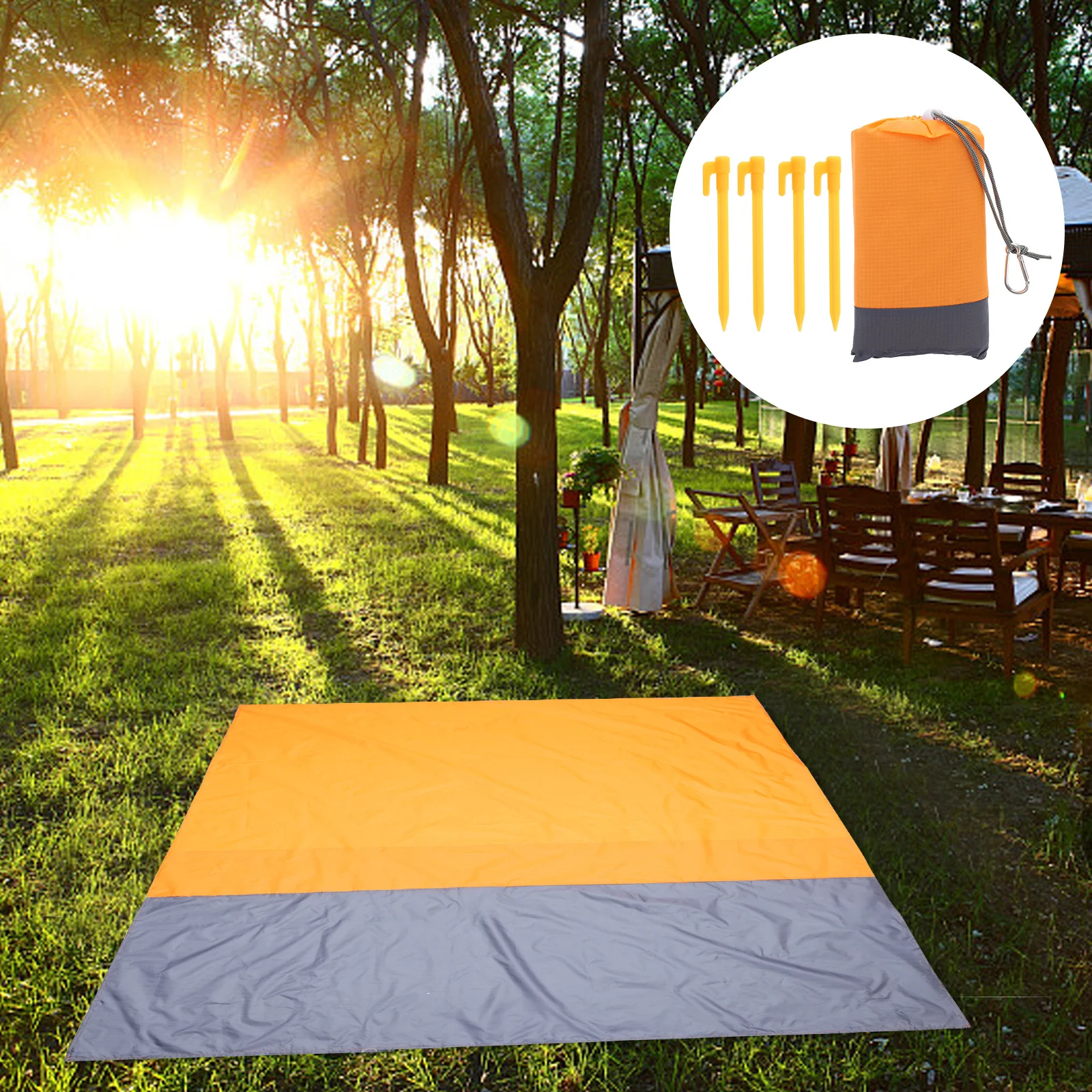 

Waterproof Picnic Mat Sports Beach Blanket Outdoor Blankets Compact Camping Park Portable