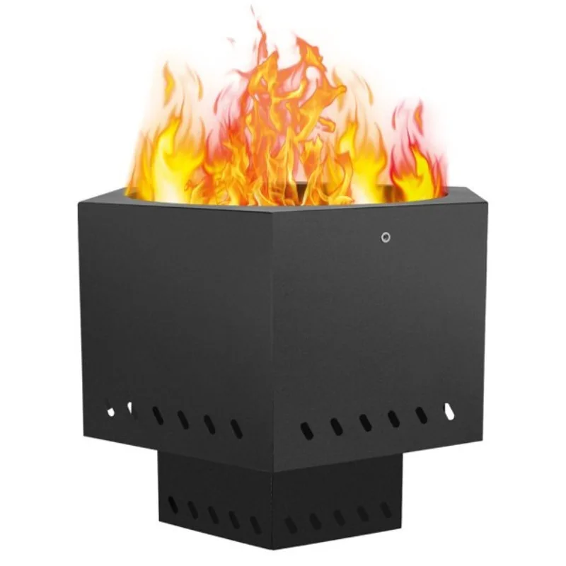 

Outdoor stove BBQ baking pan portable, camping campfire wrought iron heating stove, factory direct sales yard wood stove
