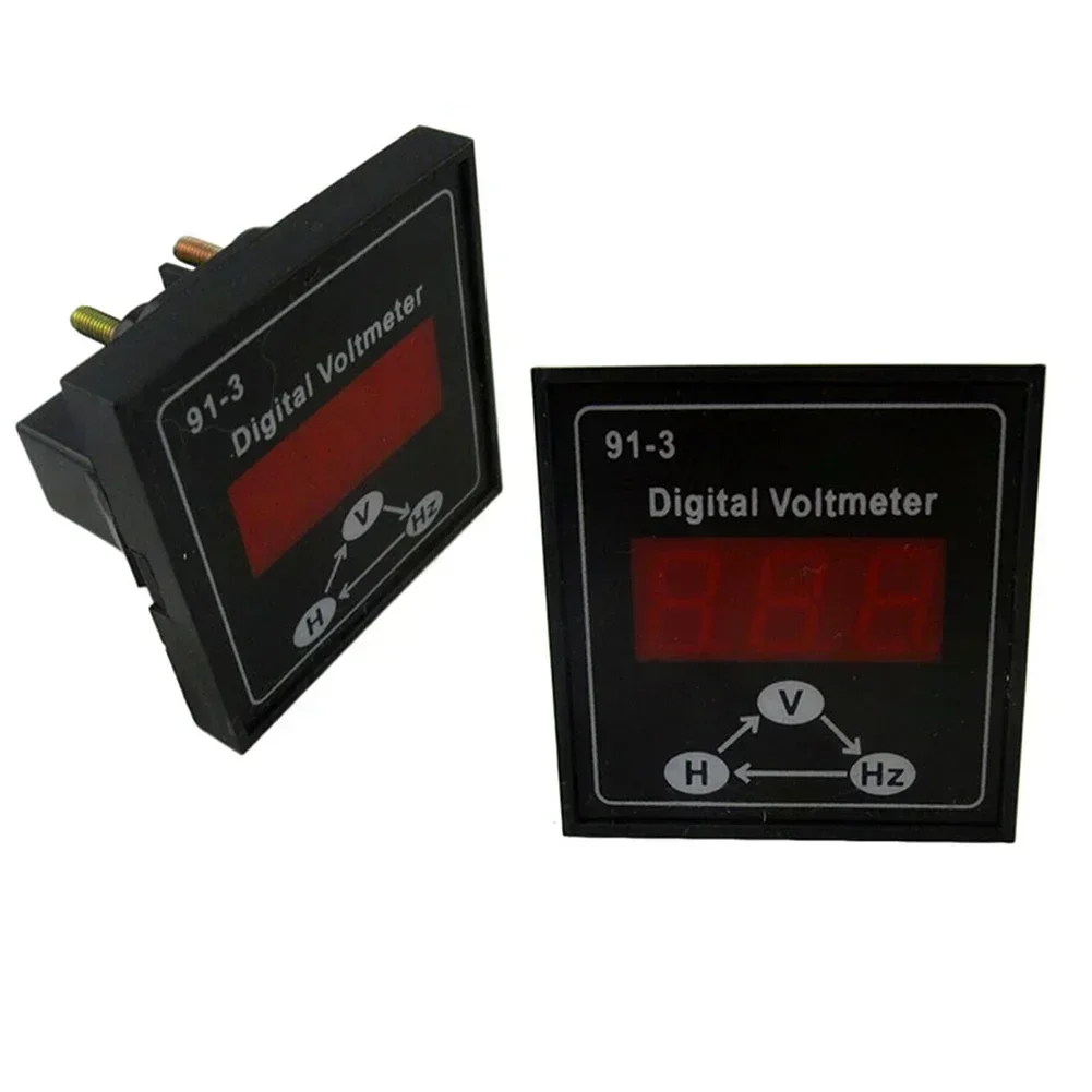 1PCS 91-3 Digital Voltmeter For Diesel Generator 220V 380V Single Phase 3 Phase  For Test Measurement Tool Accessory