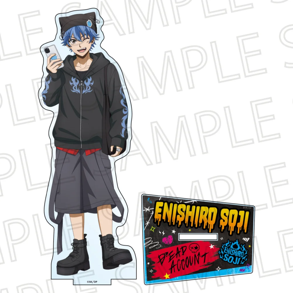 Anime Dead Account Creative 10cm Acrylic Stand, Enishiro Hiri, Mother's Day Ornament for Study Desk keychain