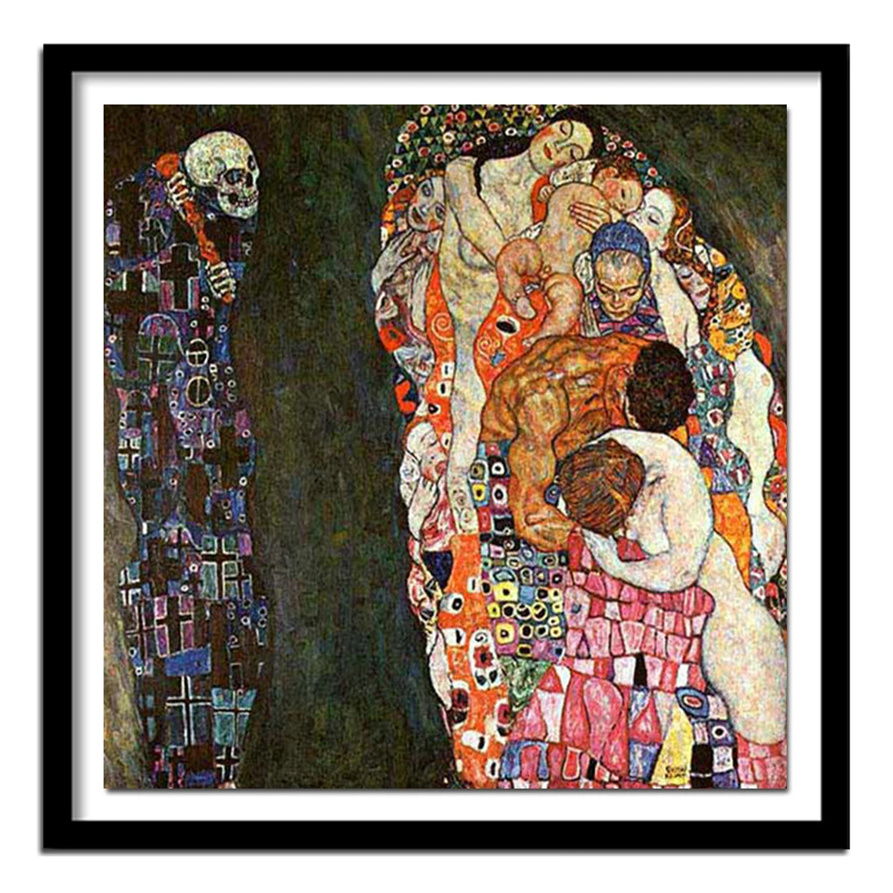 Huge Gustav KLIMT Diy Diamond Painting Crafts 5D Diamond Embroidery Needlework Resinstone full Square  painting home Decor