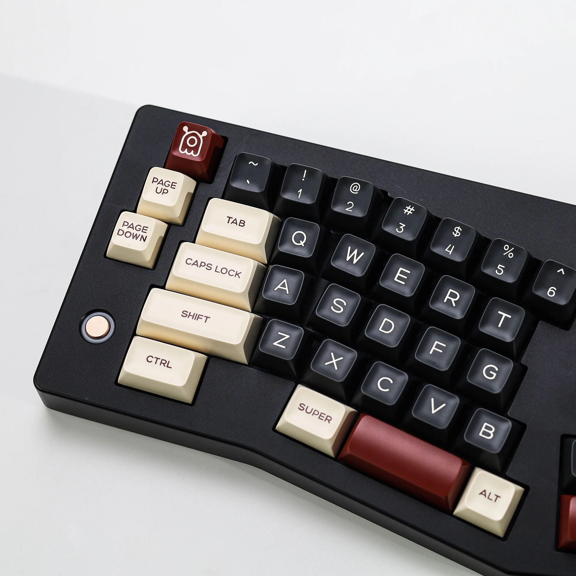 KBDiy 161 Keys Rome Keycaps PBT Keyboard Keycap Set Custom Retro Double Shot SA Profile ISO for MX Switches Custom 61% 60 75