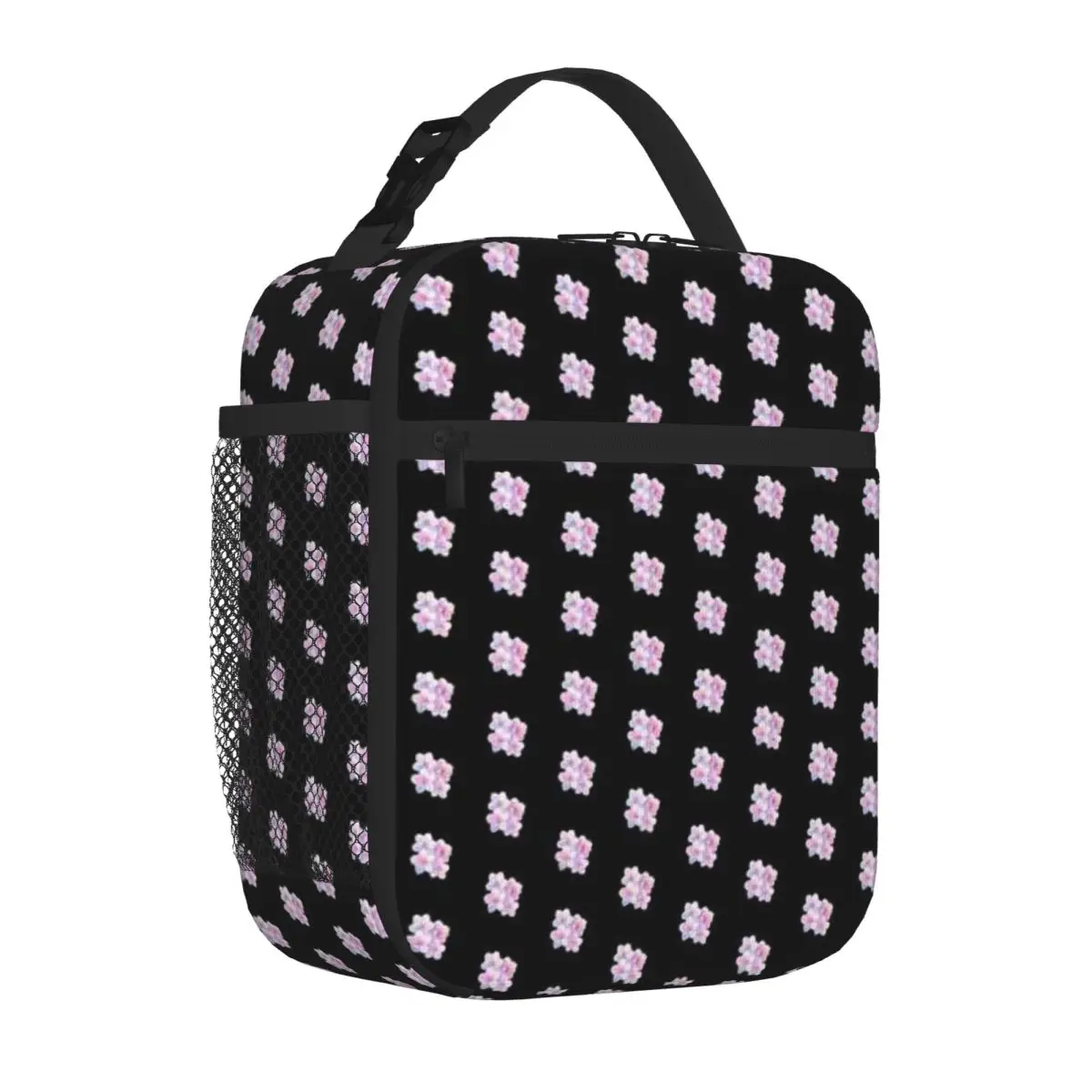 Bestselling Cherry Blossom Sticker Solid Color Adult Lunch Bag Short Journey Cooler Lunch Bag