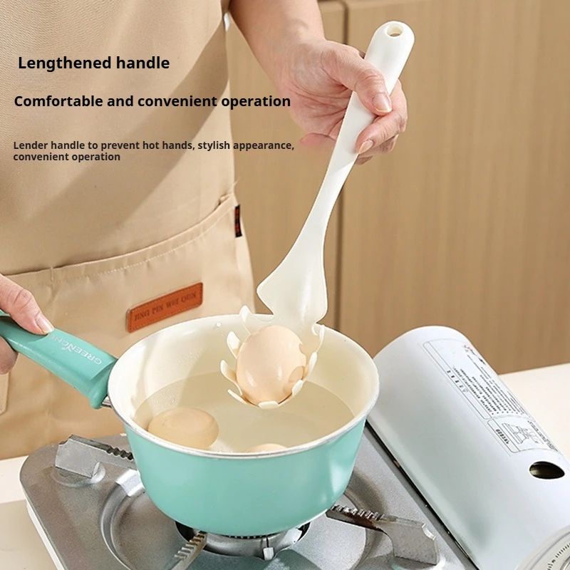 Multifunctional Kitchen Noodle Ladle with Extended Handle and Pasta Strainer Spoon