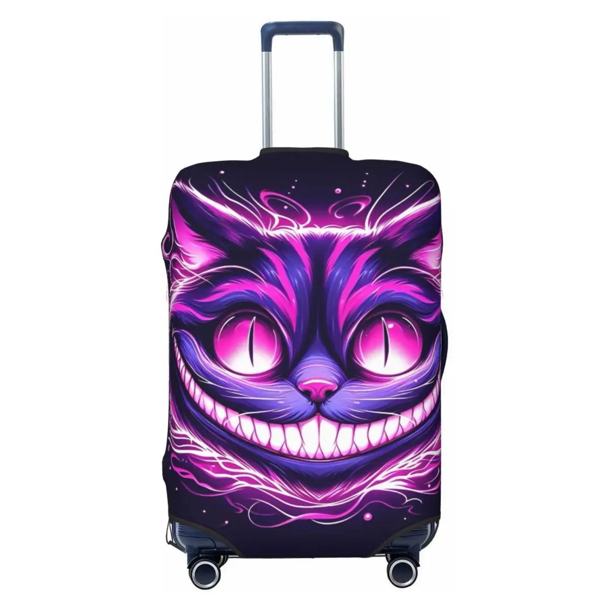 

Custom Cheshire Cat Animal Suitcase Cover Vacation Fun Luggage Accesories Travel Protector