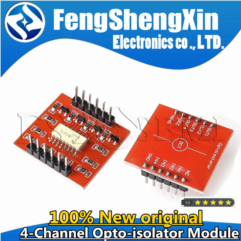 TLP281-4 4-Channel Opto-isolator IC Module For Arduino Expansion Board High And Low Level Optocoupler Isolation