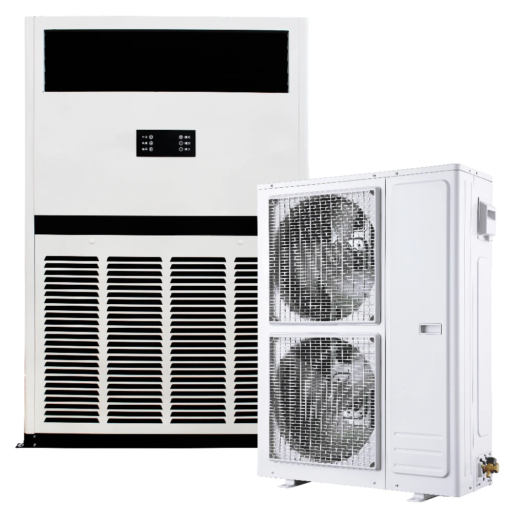 Unité de climatisation commerciale intelligente Wi-Fi haute qualité, économe en énergie, 5 HP, 8 HP, 10 HP, automatique, refroidie par air, DX, colonne sur pied