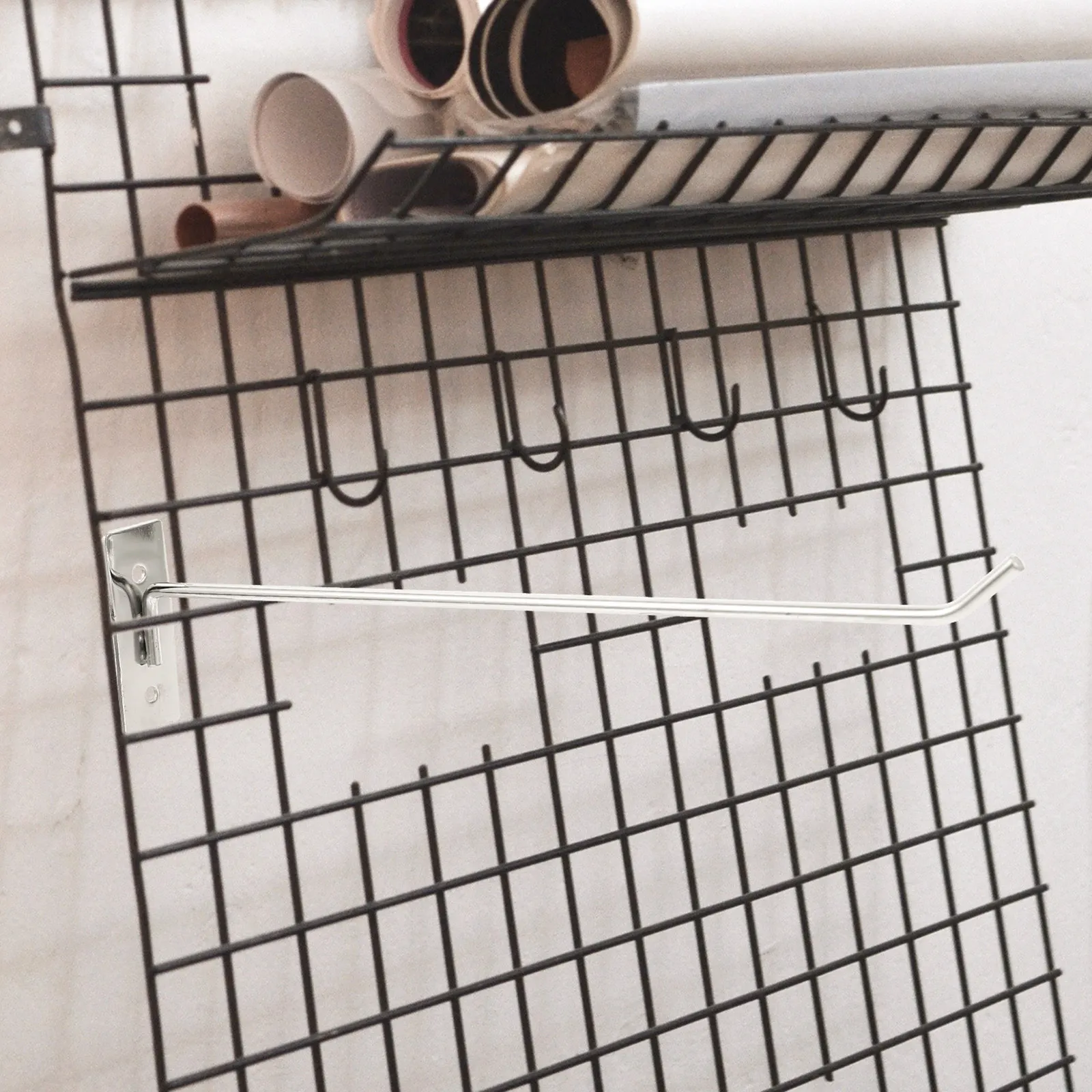Workshop Tools Wallpaper - 2Pcs Metal Hooks Pegboard Organizer Wall