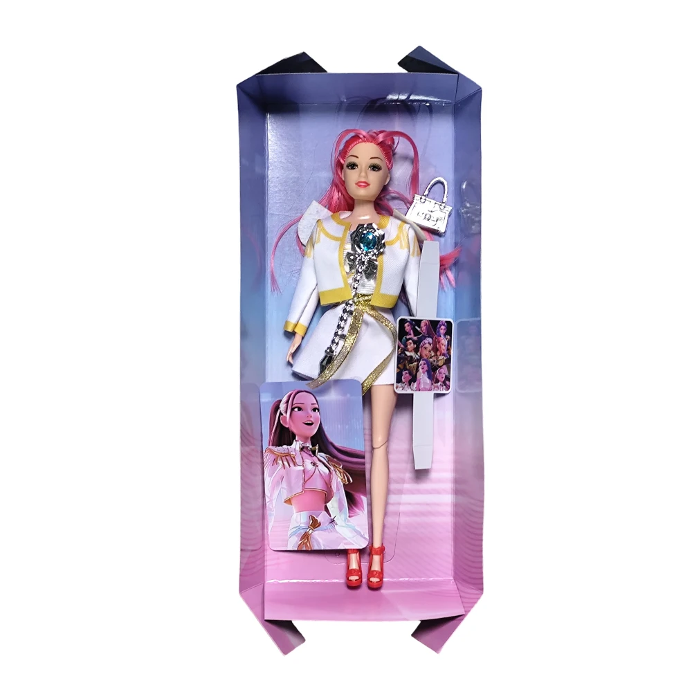 2025 مجموعة كاملة جديدة Kpop شيطان الصيادين Lumi È Re Mira Zoe دمى تماثيل من الفينيل الأطفال هدايا عيد الميلاد الموسيقى تحت عنوان