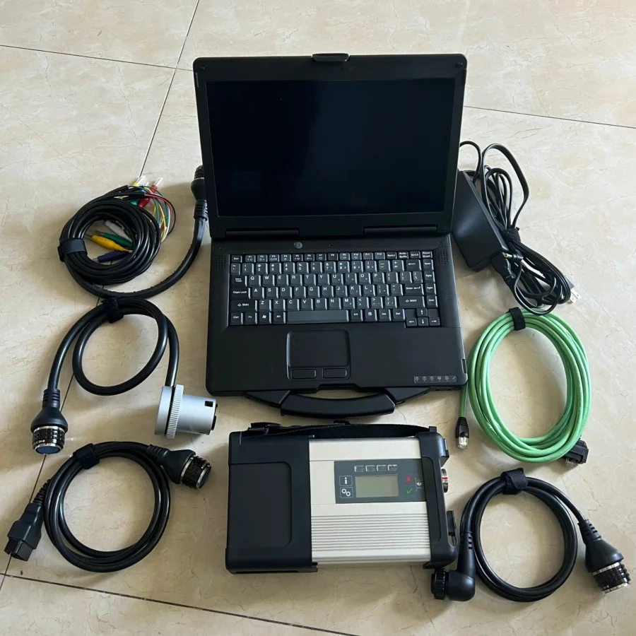 mb star c5 with software 2024.06v hdd / ssd in CF-53 laptop 8GB ram i5 military Toughbook for mb sd connect diagnostic tool