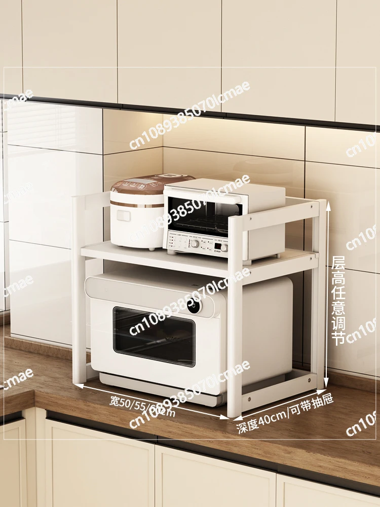 Kitchen Microwave Oven Rack, Countertop, Household Oven, Integrated Rice Cooker, Large Size Pot Storage Rack