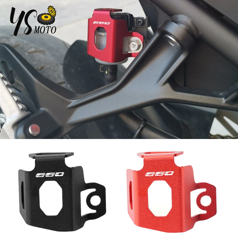 For Triumph Trident 660 Trident660 2021-2023 Motorcycle Accessories Rear Brake Fluid Reservoir Guard Cover Oil Cup Protector