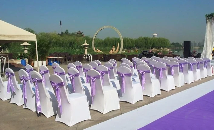 Spandex Chair Covers Stretch For Wedding Decoration Elastic Dining Room Banquet Hotel Birthday Party Cheap And Fine