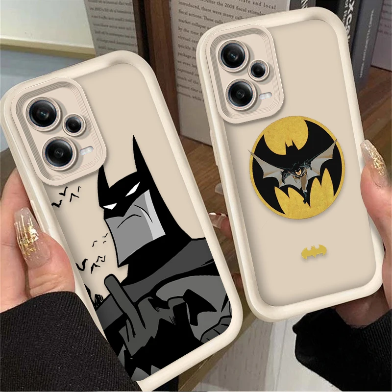 Luxury Marvel Batman Phone Case for Xiaomi Redmi Note 13 12 11 Pro Plus 4G 5G 12S 11S 10S 10 9 9S 8 12C 13C A3 Silicone Cover