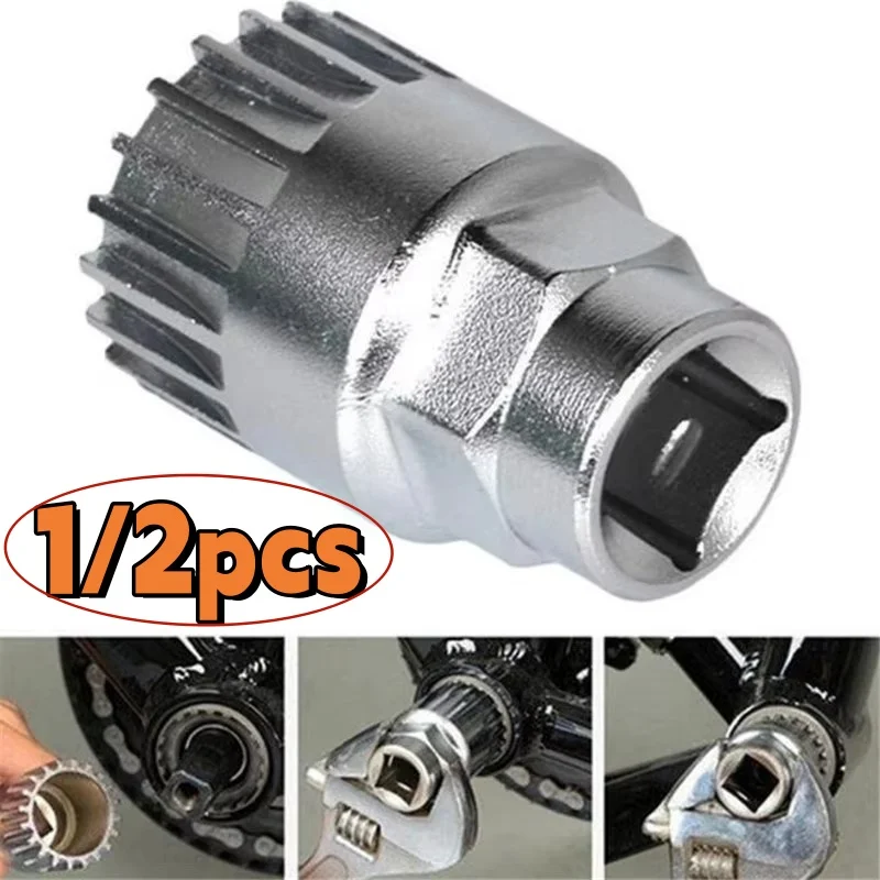 Bicycle Bottom Bracket MTB Bike Crank Extractor Remover BB Puller 20 Teeth Wrench Cycling Maintenance Repair Tools Accessories