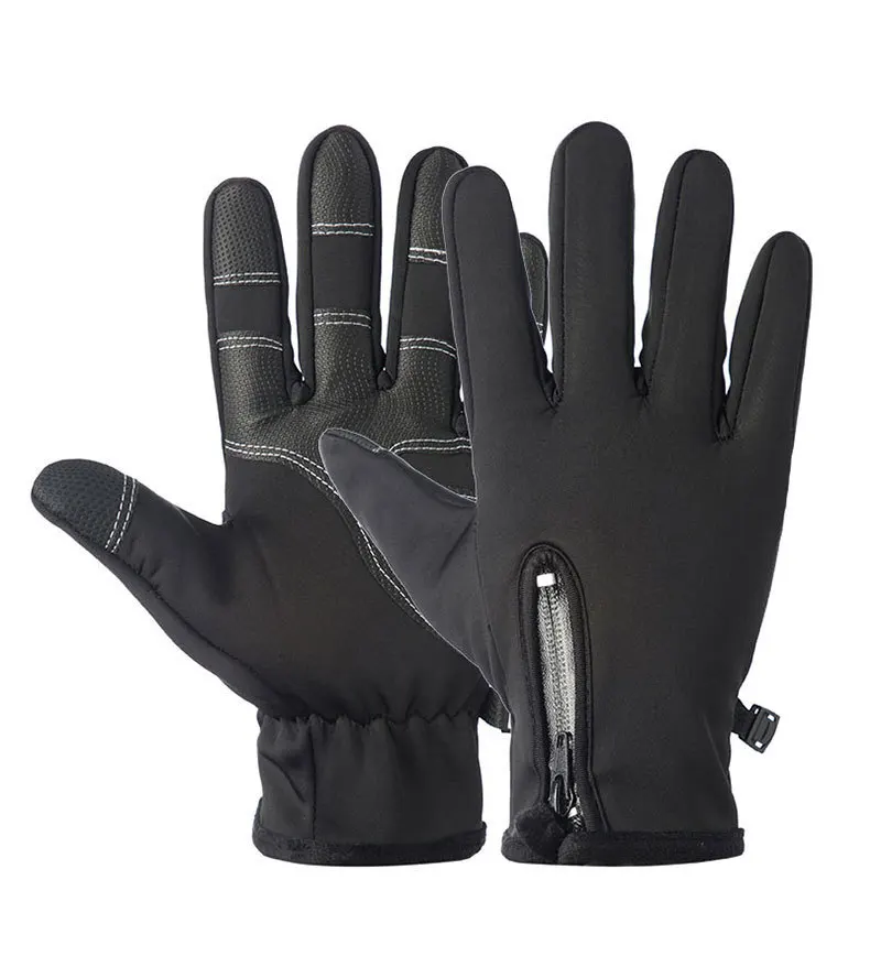 Winter Outdoor Motorcycle Riding Gloves With Touch Screen And Velvet Riding Gloves, Hiking And Skiing Warm Gloves