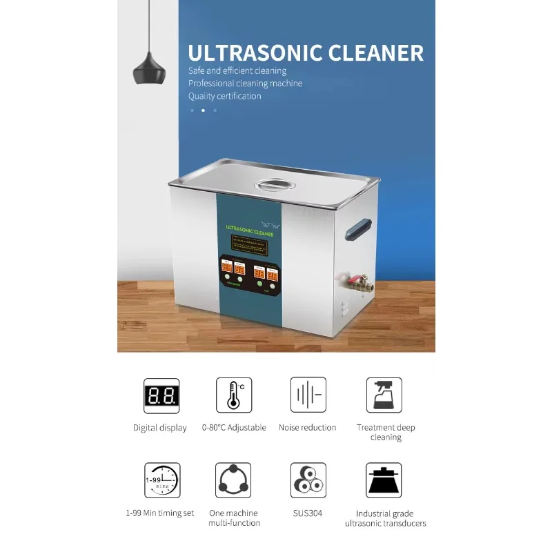 Best Supplier 30l Laboatory Instrument Ultrasonic Cleaning Machine Digital Ultrasonic Cleaner Machine