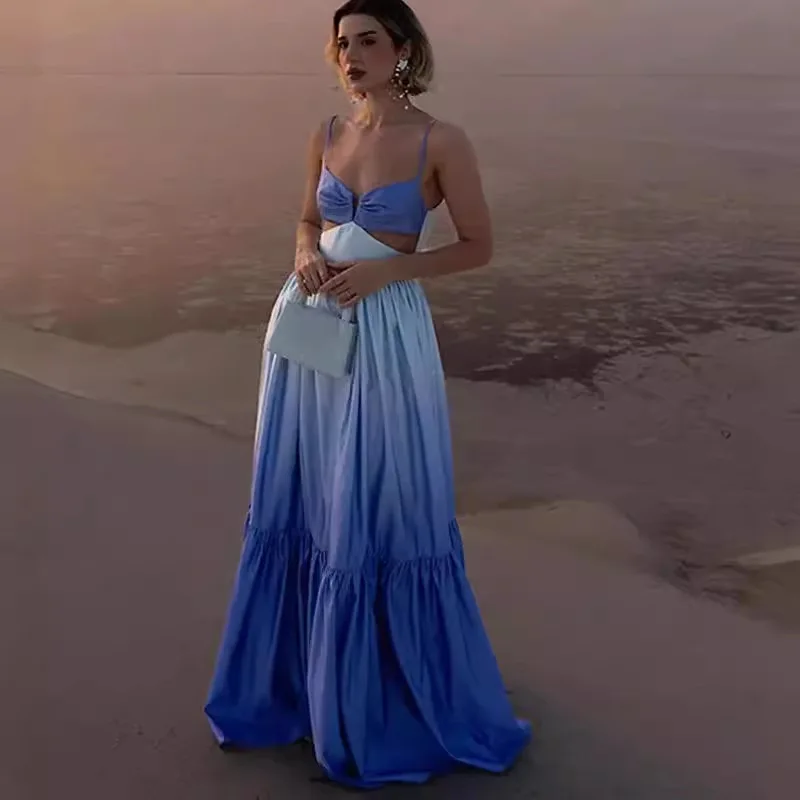 

Женский модный костюм adient Color ter Dr с обнаженной талией и поясом из полиэстера, свидающий ночной наряд, полностью подкладке, без B...