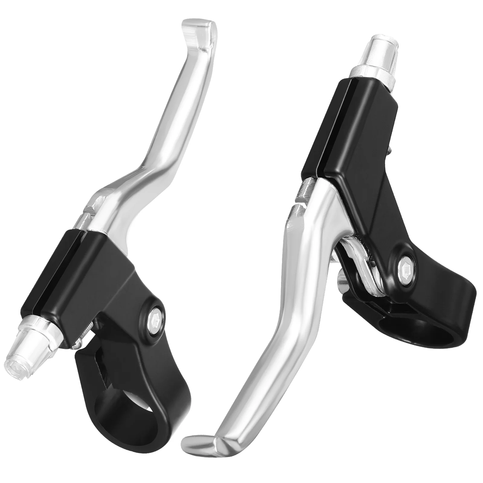 

2 Pcs Bike Brake Levers Aluminum Alloy Wide Compatibility Strong Durability High Sensitivity Comfortable Grip Brakes