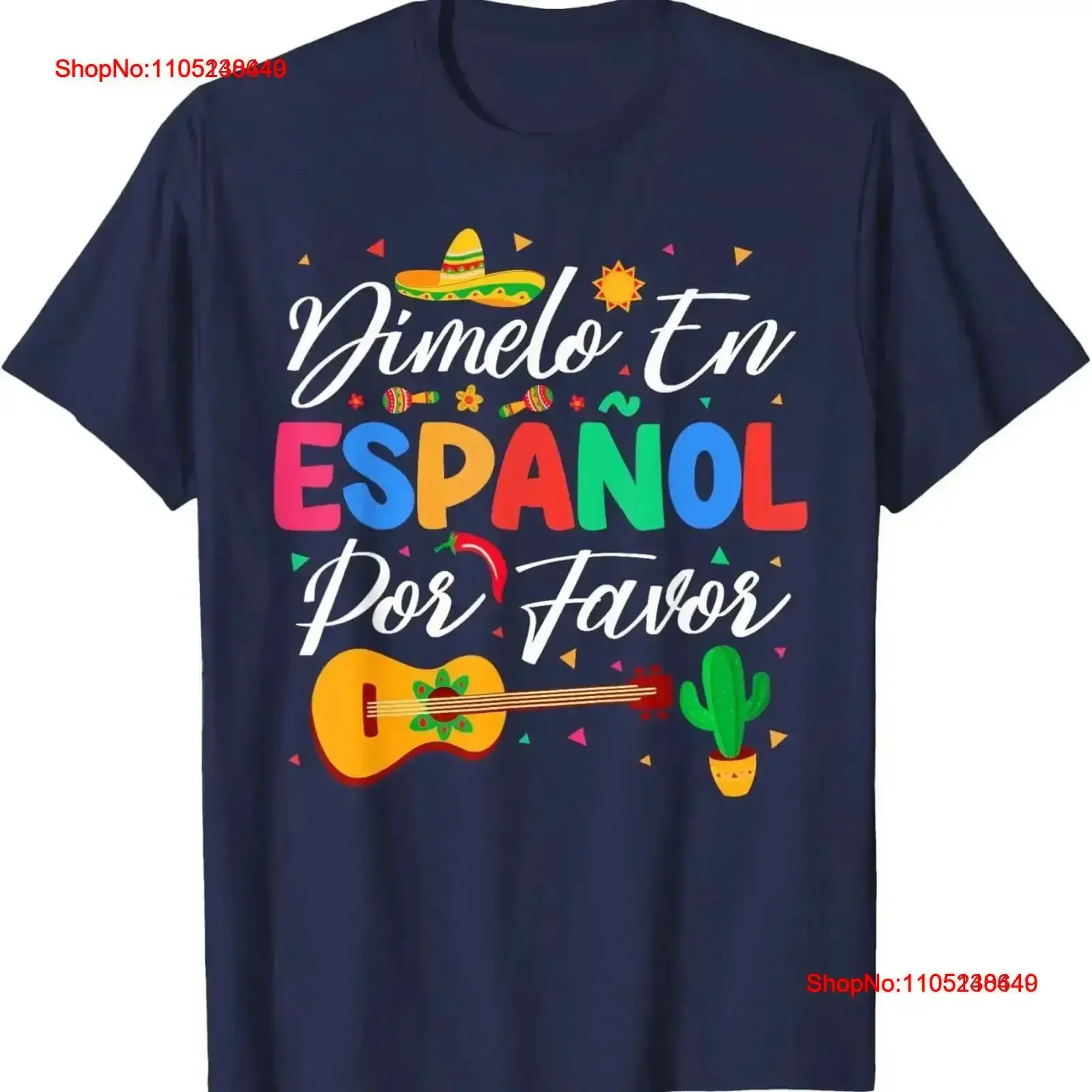 Dimelo En Espanol Por Favor Spanish Teacher Appreciation T Shirt vintage Washed Comfortable Soft Slightly vintage Washed Casual