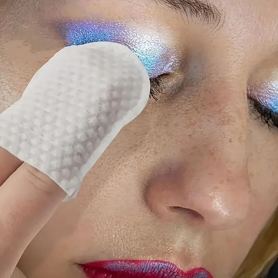 120 Piezas de Desmaquillante Desechable en Forma de U, Limpiador Facial Portátil para Viajes, Apto para Rostro y Cuerpo