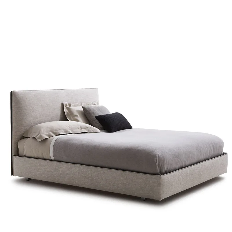 

Nordic fabric bed modern simple Italian light luxury ins net