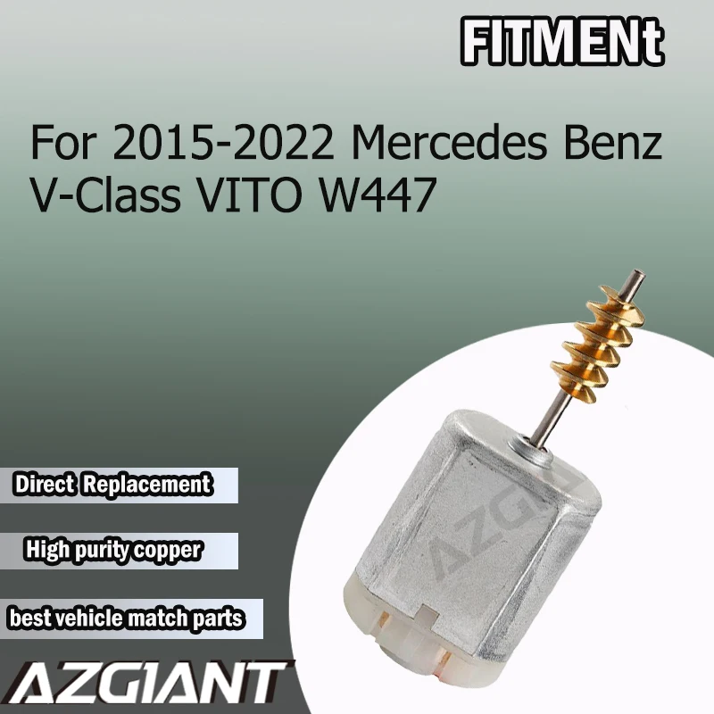 AZGIANT D0784 3T1548/D1001 3Q3417 For Mercedes Benz V-Class VITO W447 2015-2022 Car central door lock 12V DC carbon brush motor