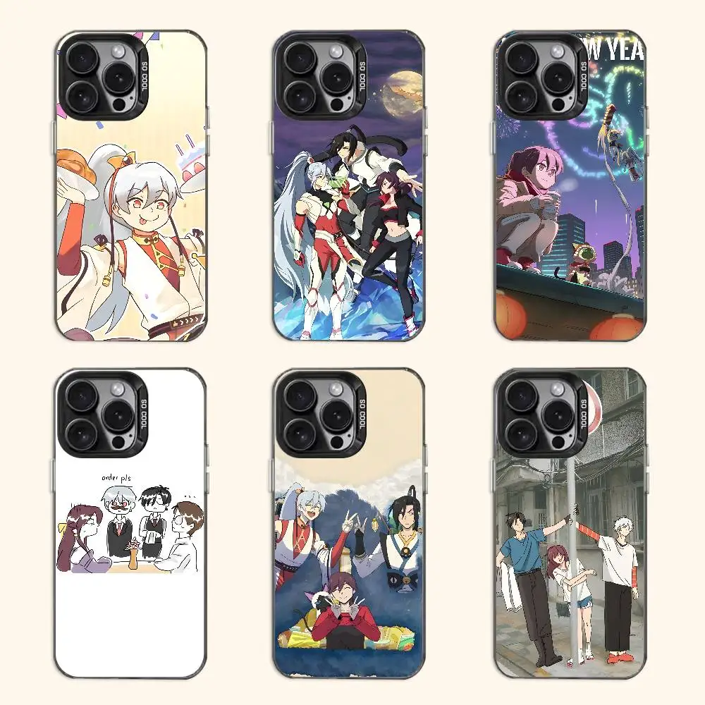

God T-Troubles Me Cartoon Case For IPhone 11 12 13 14 15 16 17 Pro Max XS X XR Cover