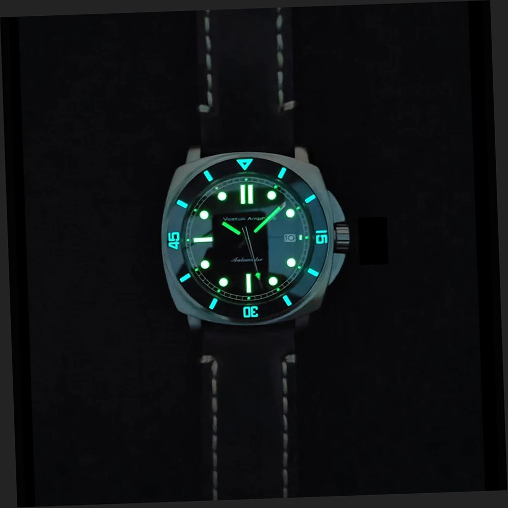 Mechanical Watches Men NH35 Movement Automatic Movement Sapphire Glass Branded Wristwatches Male Vostok Amphibia - Image 6