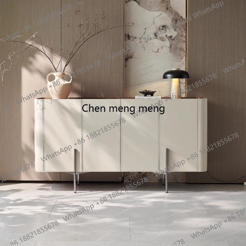 

Italian Luxury Cabinet Partition Cabinet Modern Living Room Storage Locker Side Cabinet Home Space Saving Mid Century Furniture