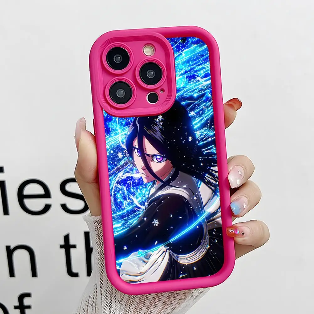 

Чехол Rukia Kuchiki из утолщенного ТПУ для iPhone 17 16 15 14 13 12 11 Air Pro Max Plus, цветной