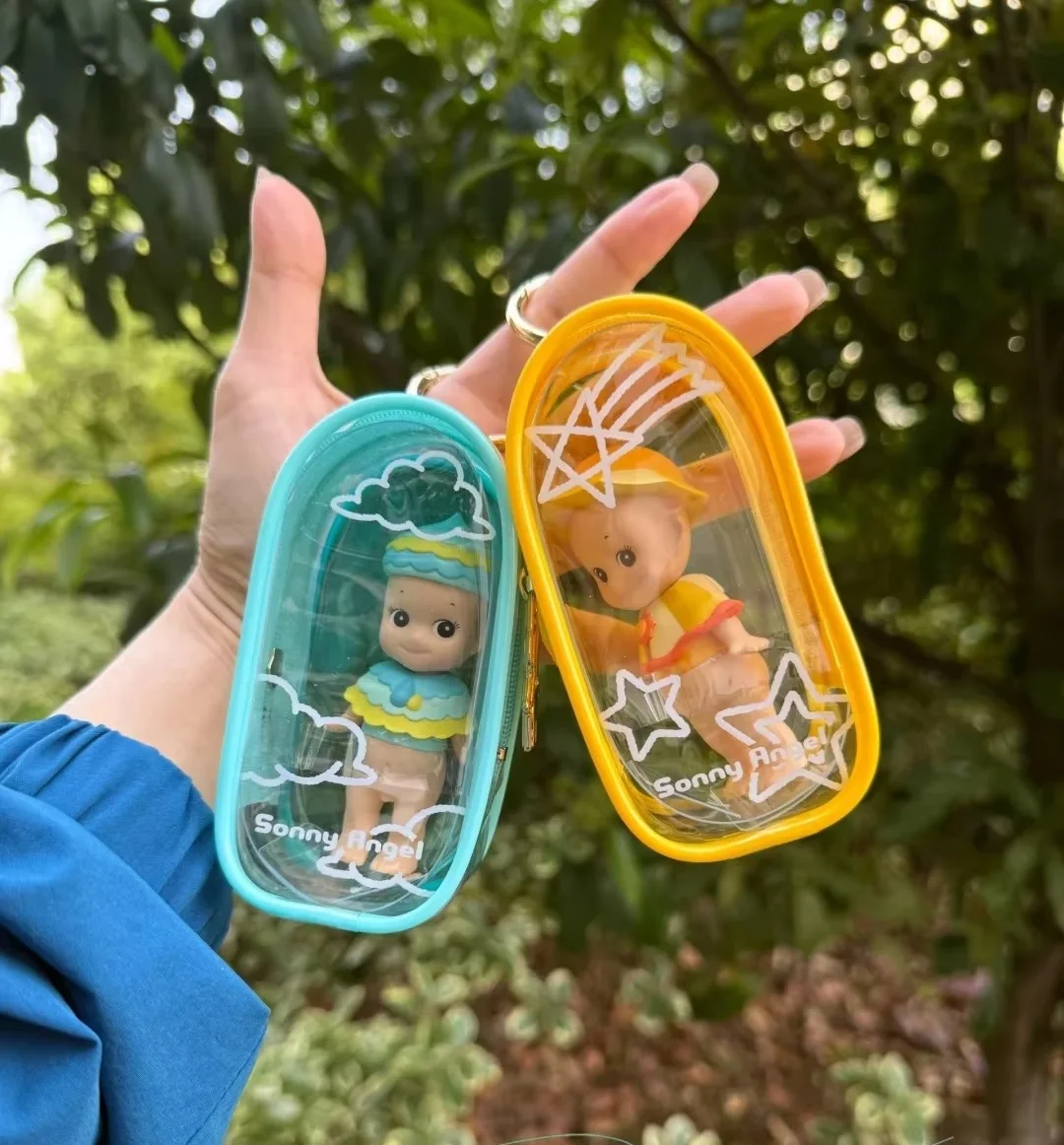 

New Hotsonnyangel My Bestie Case Collectible Figure Carrier Portable Mini Bag Clear Storage Dustproof Display Case Birthday Gift