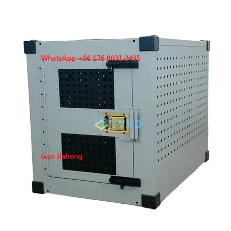 

TYXD Extreme Rugged Aluminium Truck Dog Kennel Box Extra Strong and Safe High Anxiety Dog Crate