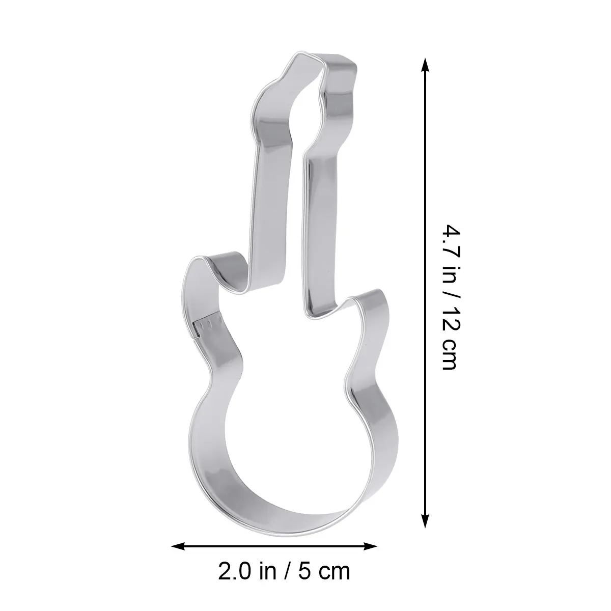 

Guitar Shaped Cookie Cutters Stainless Steel Molds Cake Pastry Large Size Non Stick Easy Demould Fondant Biscuit Kitchen