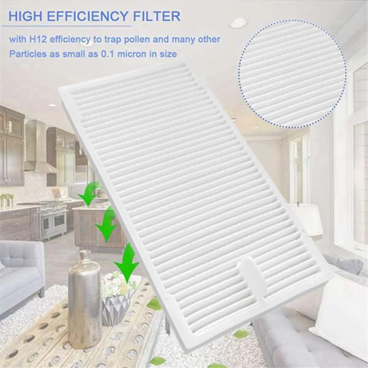 

AA8750PCS Vacuum Brush Dust Bag Filter and Mop Cloth Set for Midea V12 Eureka J12 Ultra Vacuum Cleaner Replacement Parts