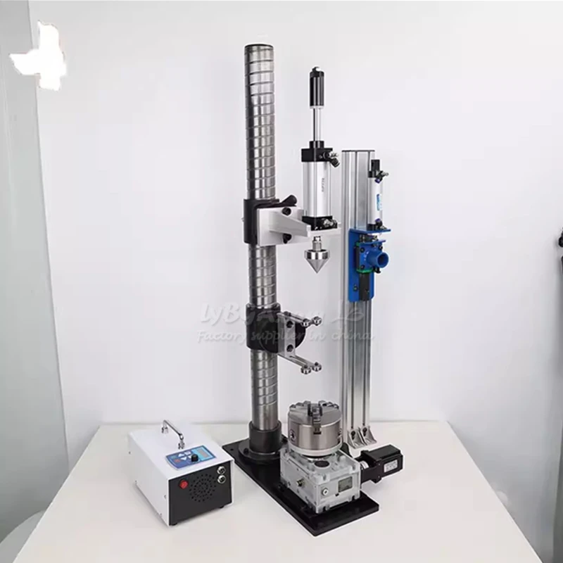 Laser Welding Circumferential Seam Welding Fixture/Rotary Table with Centering Pin 125/100mm Chuck with Control Box Welder Tool