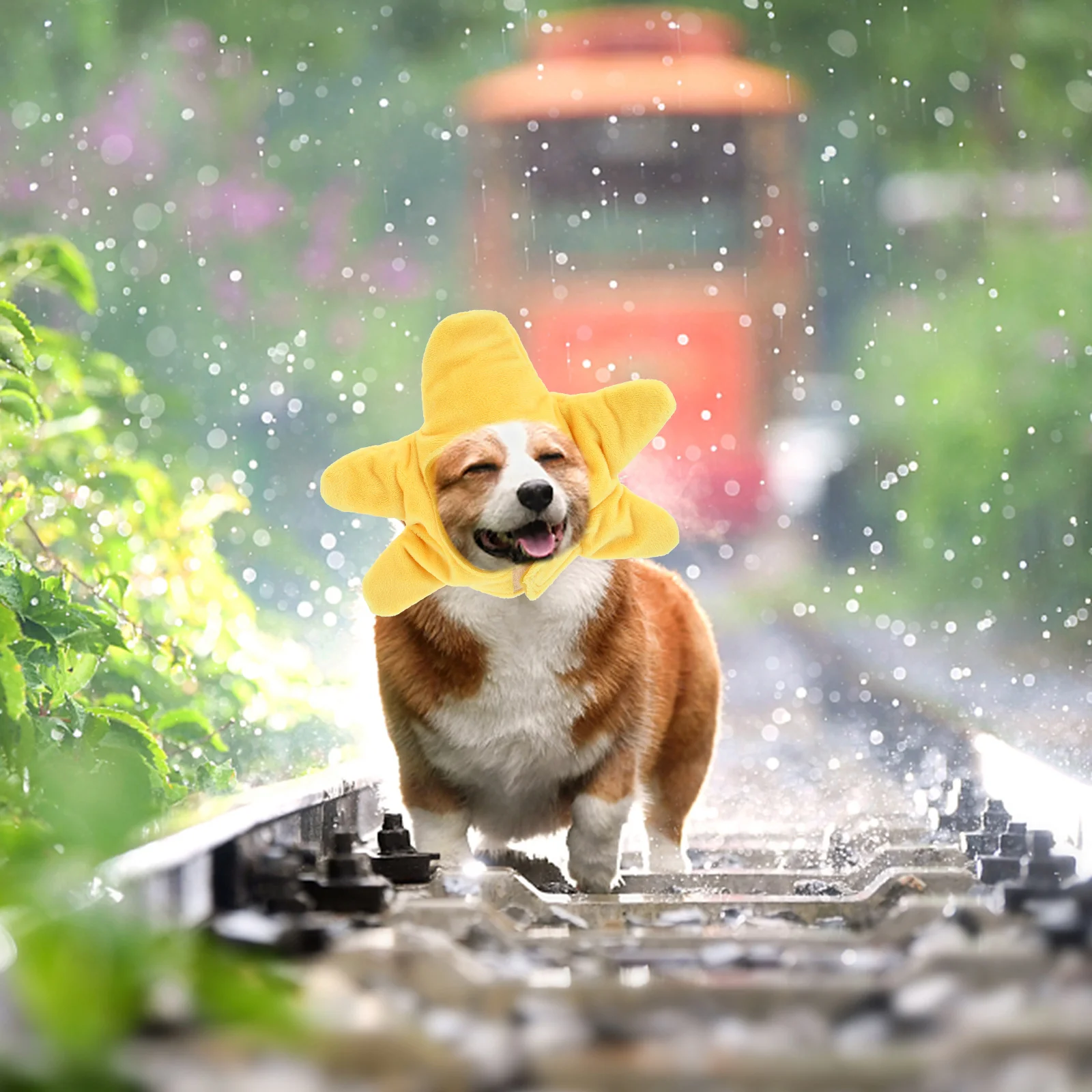 หมวกสัตว์เลี้ยง ชุดแมวน่ารัก หมวกสัตว์เลี้ยงตลก สำหรับงานปาร์ตี้ คริสต์มาส แต่งตัว  อุปกรณ์เสริม หมวกคอสเพลย์สุนัข