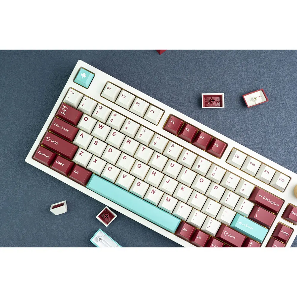 GMK yuru poškrabané třešeň profilu ABS doubleshot 172keys pro MX spínač mechanická klávesnice