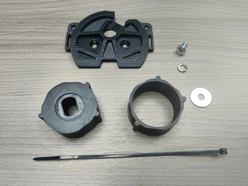 Black ABS Mount Bracket Kit For Velux Roller Blind 24V To 230V Power Adapter Fixed Holder Installation Hardware Set