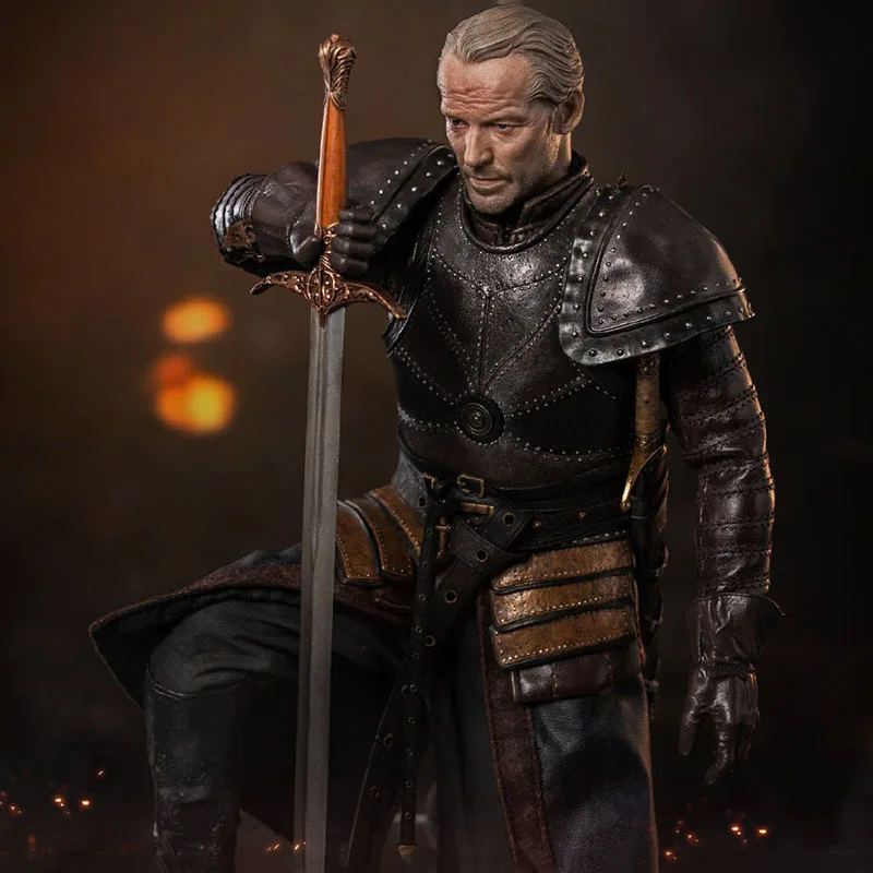 Threezero 3Z0141 1/6 Male Soldier Jorah Mormontloyal Guardian Brave Knight With Weapon 12'' Action Figure Model Best Fans Gift