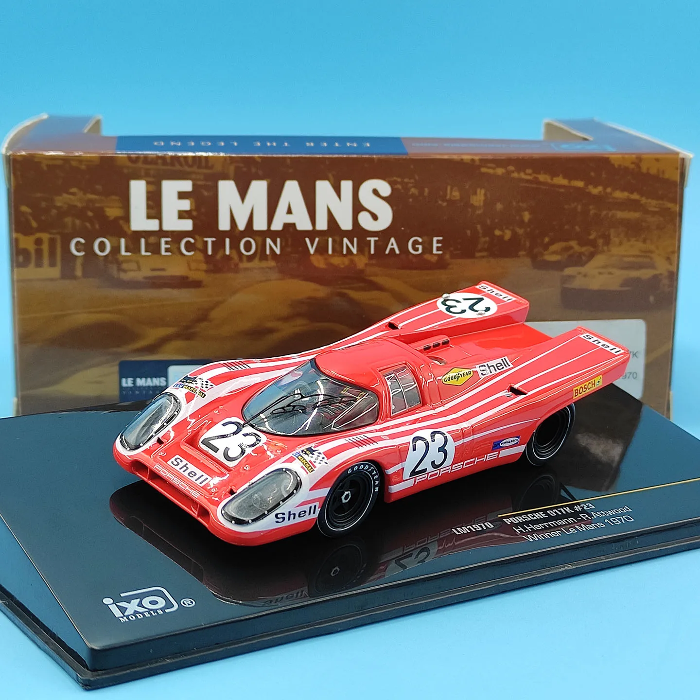 Diecast IXO 1:43 Scale 917K #23 Winner Le Mans 1970 Alloy Car Model