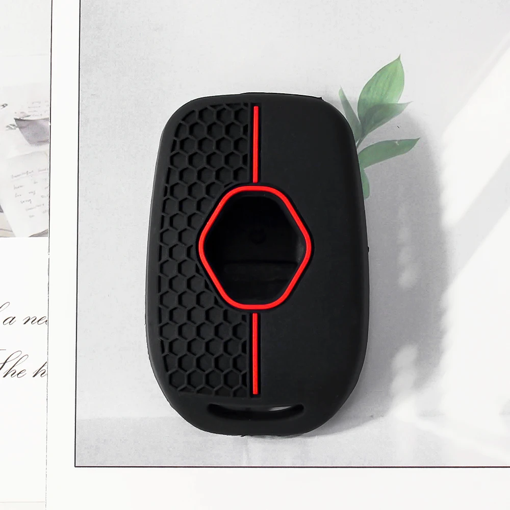 KEYYOU Silicone Car Key Case Accessories For Dacia Lodgy Spring Duster Sandero Stepway Logan For Renault Dokker Scenic Master