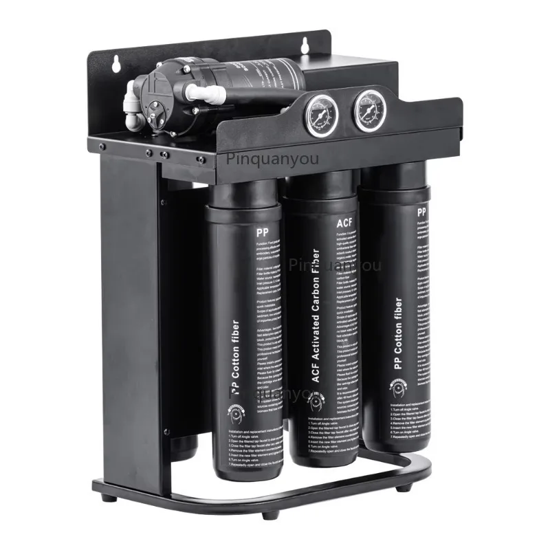 Fit 600GPD RO System with Alkaline Mineral KDF Purifier Electric Water Filter Reverse Osmosis for Home Use Sink OEM