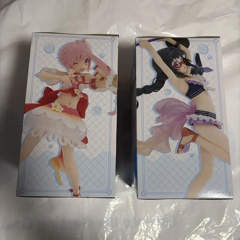 KONAMI Splash Girls‌ Magia Record: Puella Magi Madoka Magica Side Story Kaname Madoka Akemi Homura PVC 19 & 24CM Anime Toy view 5