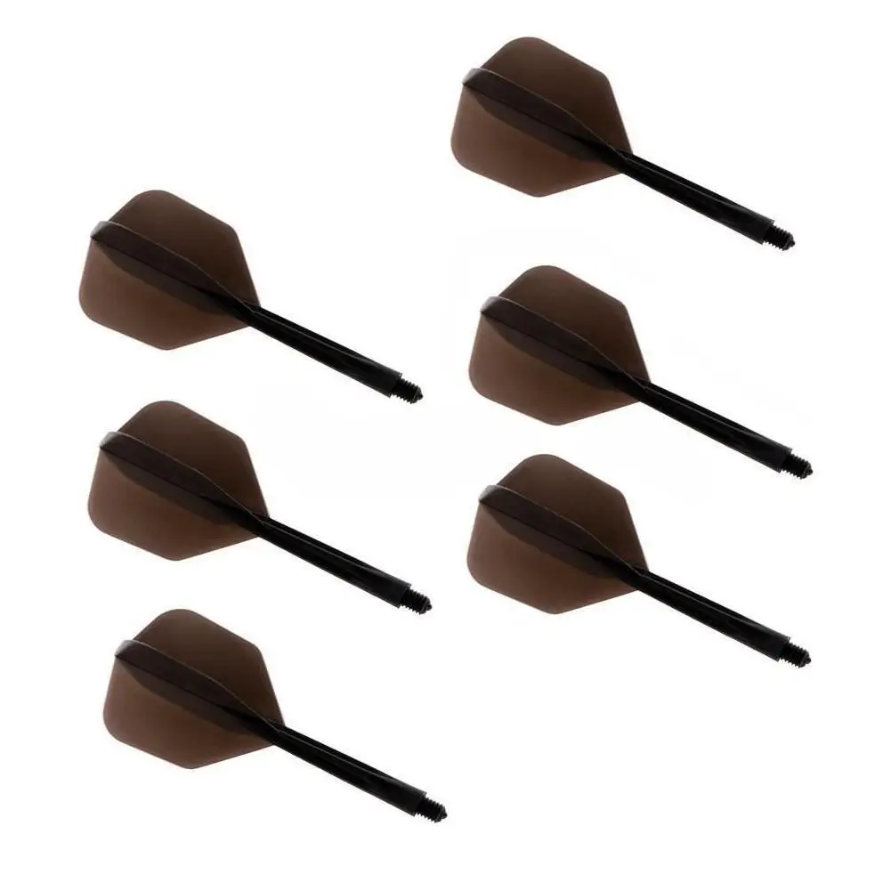 6 pezzi vite Soft Darts coda di freccette trasparente Anti-caduta alberi in plastica accessori per freccette professionali