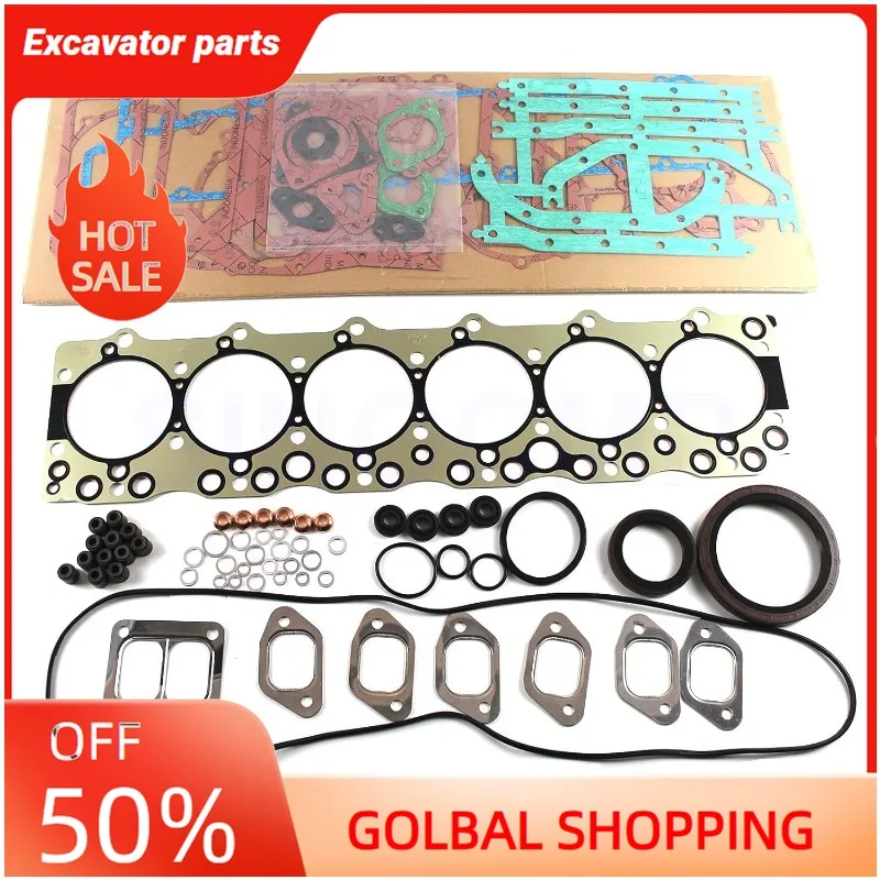 

Комплект прокладок двигателя SINOCMP 6BD1 6BD1T для грузовика с двигателем Isuzu и экскаватора Hitachi