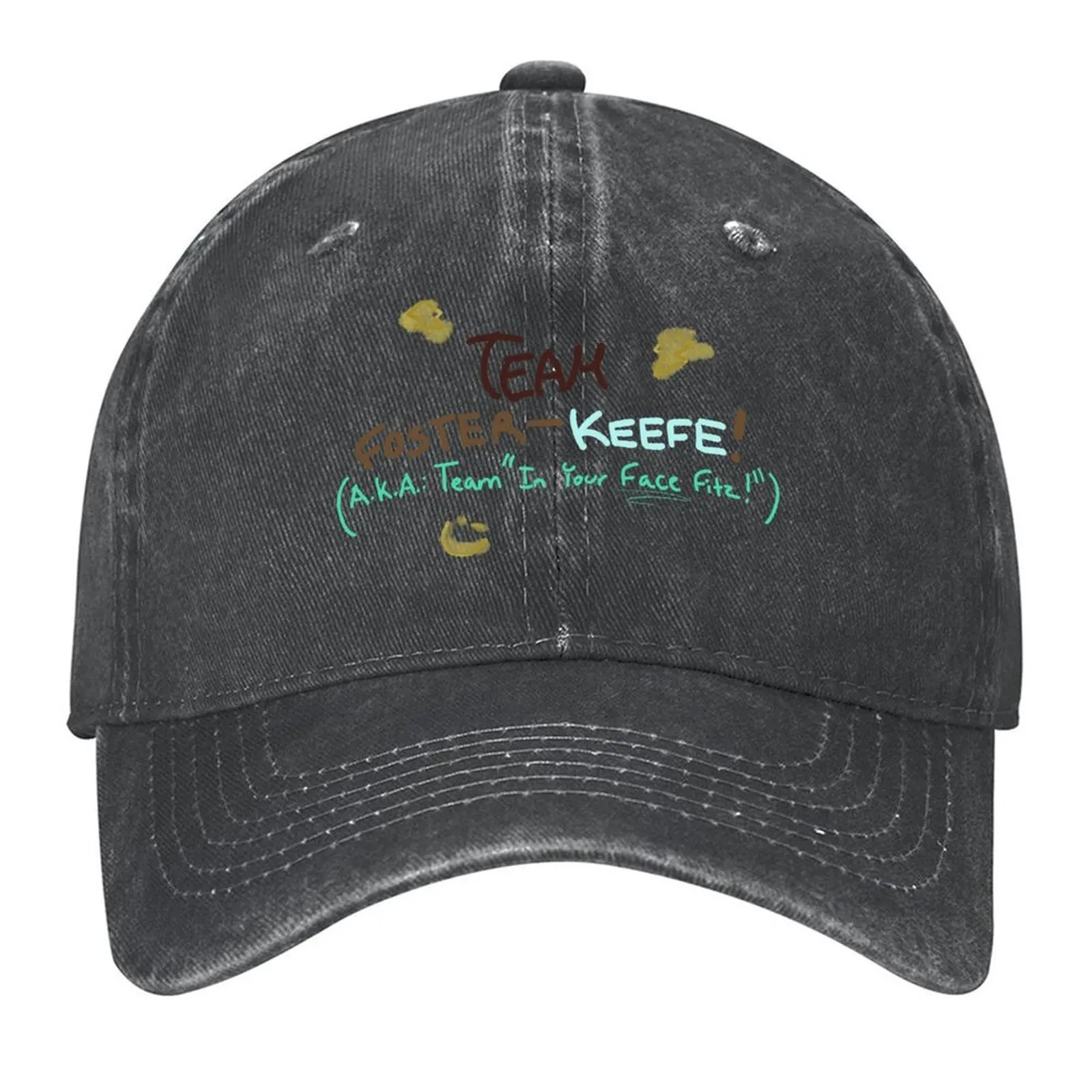 

Team Foster-Keefe! (Aka team in your face Fitz) V1 Baseball Cap Custom Cap Funny hats |-F-| western Hat Man Women's