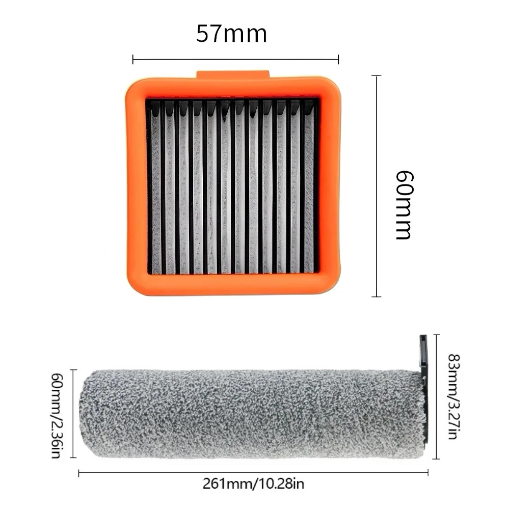 

HEPA-фильтр с роликовой щеткой для пылесоса Uwant D5/D5 Pro/D100/A60/V8/V10, аксессуары для бытовой уборки